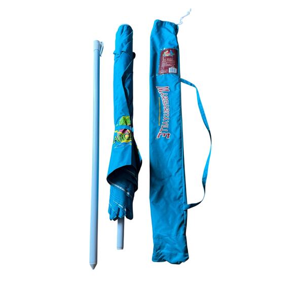 New! Margaritaville Its 5 O'Clock Somewhere 6 Foot Market Style Umbrella - Picture 8 of 9